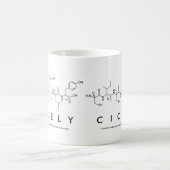 Cicely peptide name mug (Center)