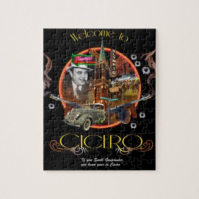 Cicero, Illinois Jigsaw Puzzle (Vertical)