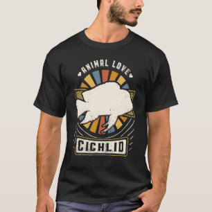 Cichlid Fish Vintage Classic Retro Animal T-Shirt