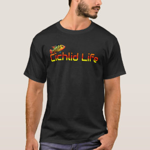 Cichlid Life Red Terror Cichlid Fish Aquarium T-Shirt