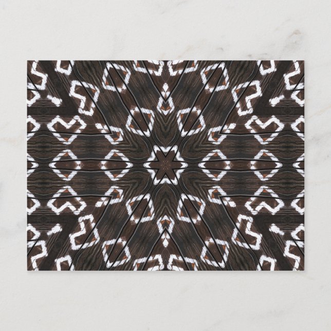 Čičmany Snowflake Postcard (Front)