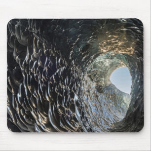 Cicular Opening In An Ice Cave Mouse Mat