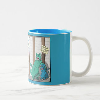 Cider Barrell Follies Comic Two-Tone Coffee Mug