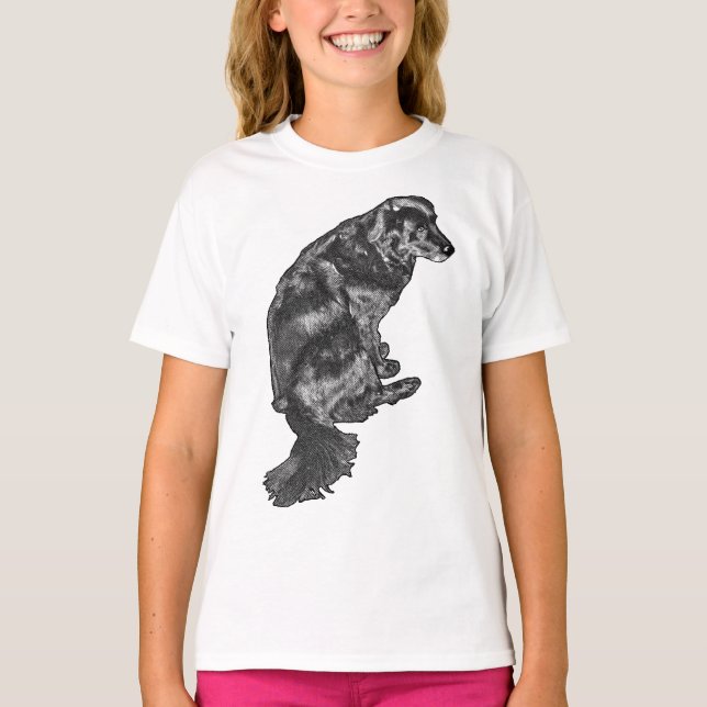 Cider-Path Stride — Retriever T-Shirt (Front)