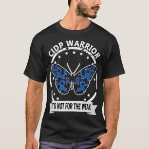 CIDP Warrior blueribbon butterfly raising awarenes T-Shirt