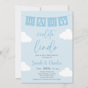 Cielito Lindo Baby Shower Boy Invitation