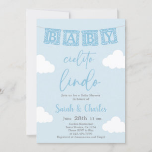 Cielito Lindo Baby Shower Boy Invitation