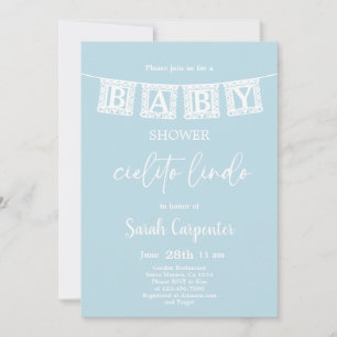 Cielito Lindo Baby Shower Boy Invitation