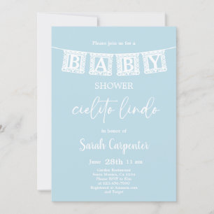 Cielito Lindo Baby Shower Boy Invitation