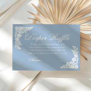 Cielito Lindo baby shower Diaper Raffle Enclosure Card