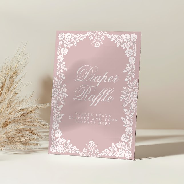 Cielito Lindo baby shower Diaper Raffle Sign (Creator Uploaded)