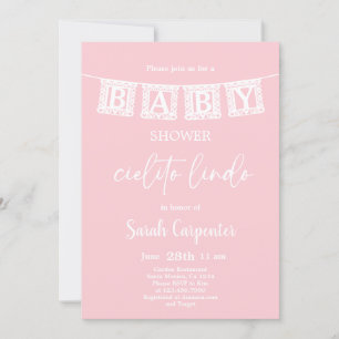 Cielito Lindo Baby Shower Girl Invitation