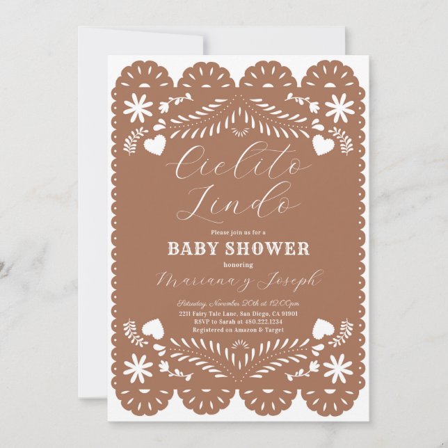 Cielito Lindo Baby Shower Invitationn Invitation (Front)