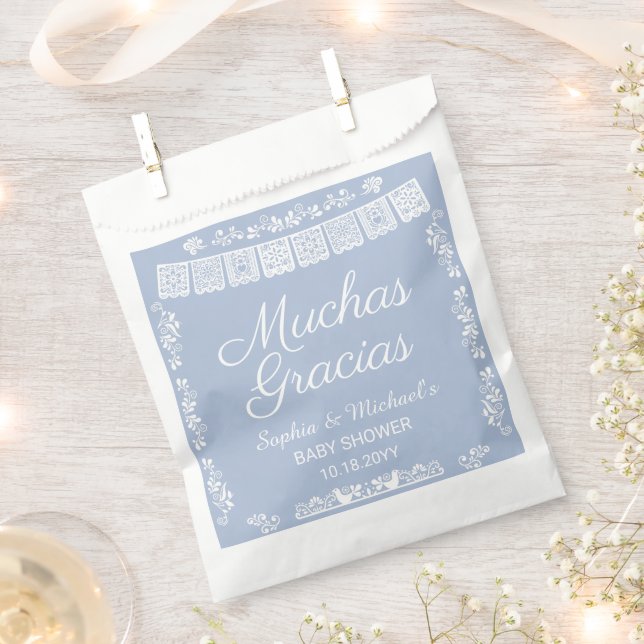 Cielito Lindo Baby Shower Muchas Gracias Favour Bags (Clipped)