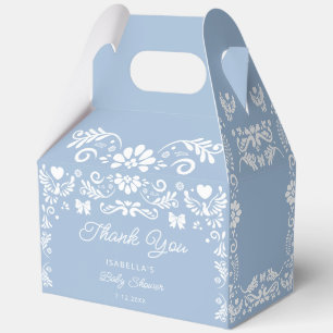 Cielito Lindo Blue Baby Shower Favour Box