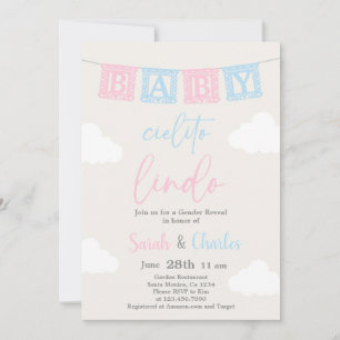 Cielito Lindo Gender Reveal Invitation