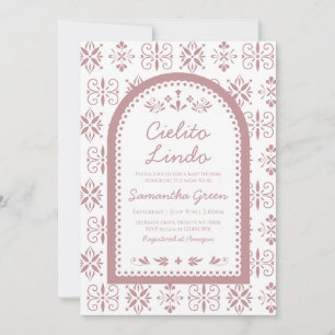 Cielito Lindo Girl Baby Shower Invitation