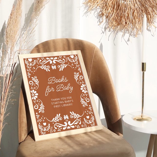 Cielito Lindo Mexican Baby Shower Books for Baby Poster (Creator Uploaded)