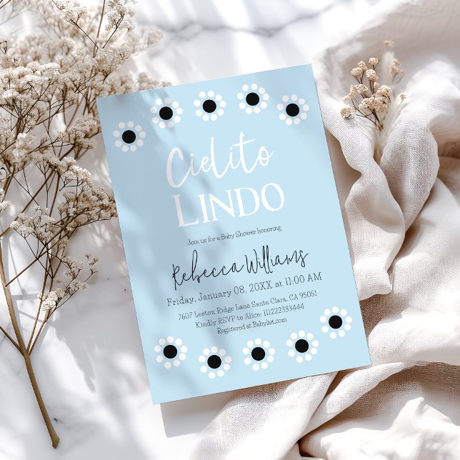 Cielito Lindo Mexican Fiesta Baby Shower Party Invitation (Creator Uploaded)