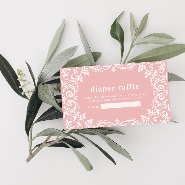 Cielito Lindo Mexican Papel Picado | Diaper Raffle Enclosure Card (Creator Uploaded)