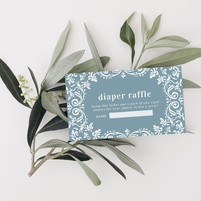 Cielito Lindo Mexican Papel Picado | Diaper Raffle Enclosure Card (Creator Uploaded)