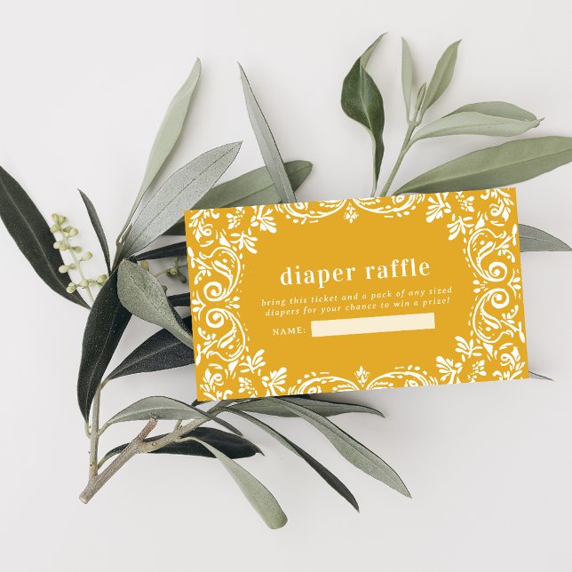 Cielito Lindo Mexican Papel Picado | Diaper Raffle Enclosure Card (Creator Uploaded)