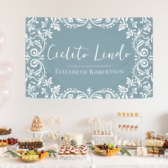 Cielito Lindo Mexican Papel Picado Talavera Banner (Creator Uploaded)