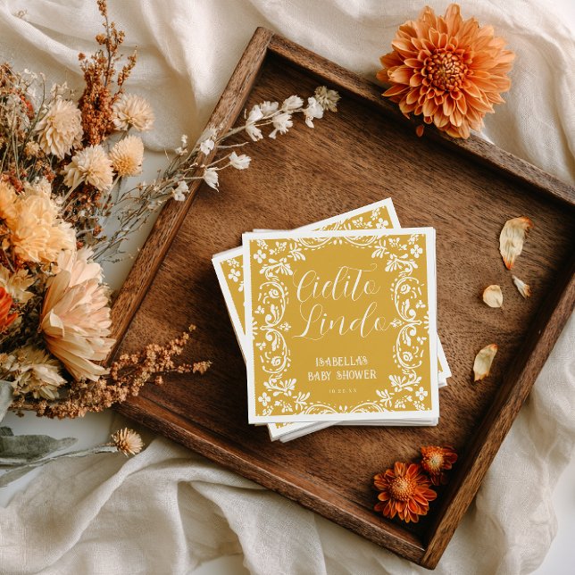 Cielito Lindo Mexican Papel Picado Talavera  Napkin (Creator Uploaded)