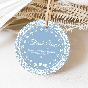 Cielito Lindo Papel Picado Baby Shower Favour Tags