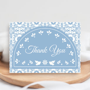 Cielito Lindo Papel Picado Baby Shower Thank You Card