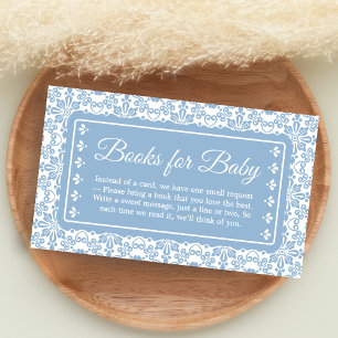 Cielito Lindo Papel Picado Shower Books for Baby Enclosure Card