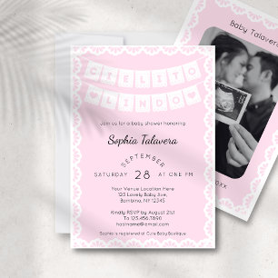 Cielito Lindo Pink Baby Shower Invitation