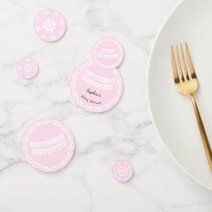 Cielito Lindo Pink Baby Shower Table Confetti