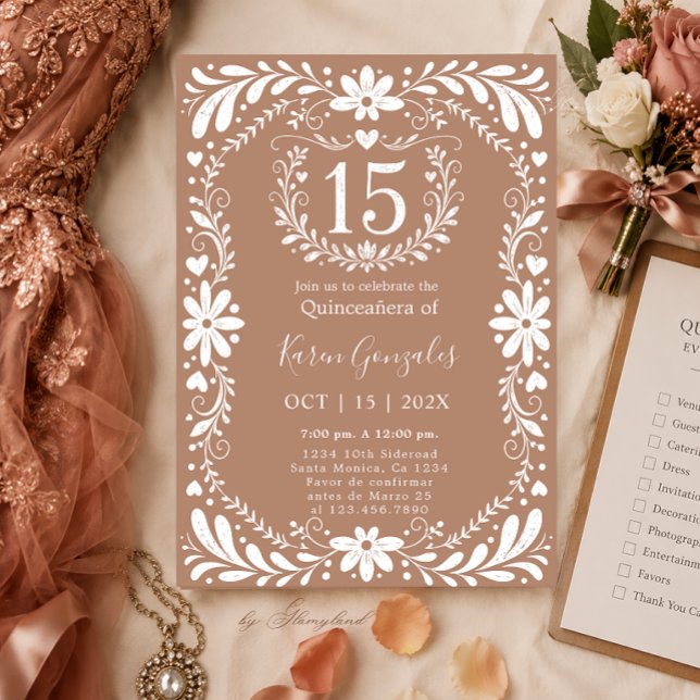 Cielito Lindo Quinceanera Invitation (Creator Uploaded)