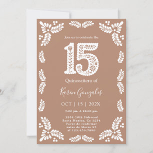 Cielito Lindo Quinceanera Invitation