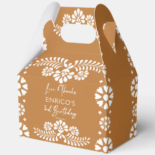 Cielito lindo terracotta 3rd birthday favours favour box