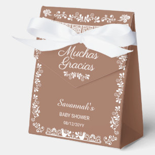 Cielito Lindo TerracottaBaby Shower Muchas Gracias Favour Box