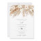 CIERA Bohemian Dry Pampas Wedding Invitation