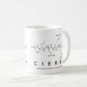 Cierra peptide name mug (Front Right)