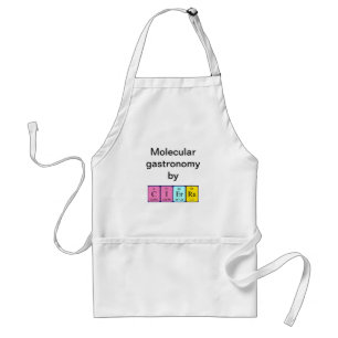 Cierra periodic table name apron