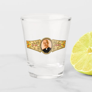 "Cigar And A Shot" Shot Glass