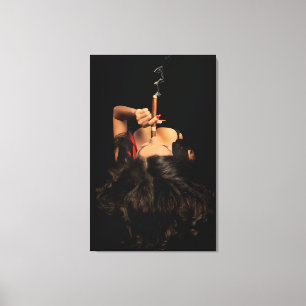 Cigar Art Club Canvas Print