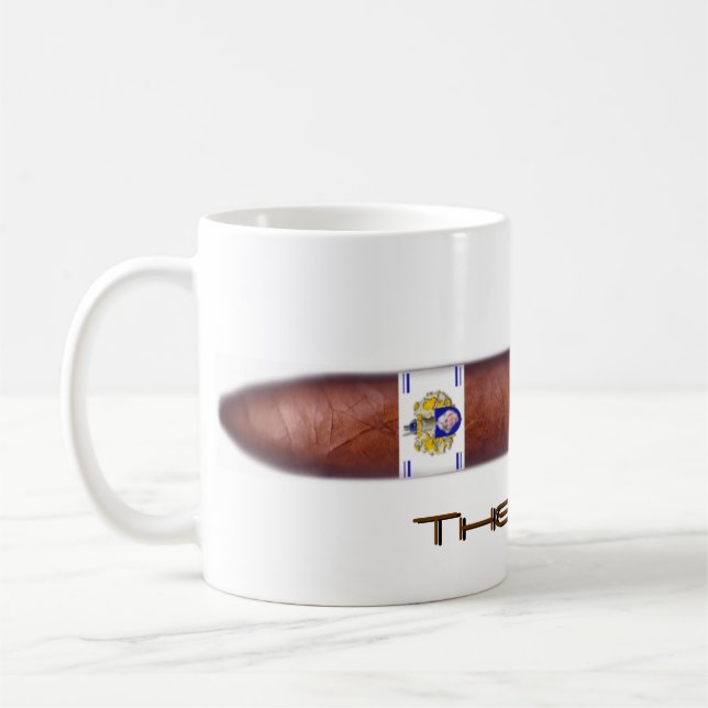 Cigar as Therapy Coffee Mug (Left)