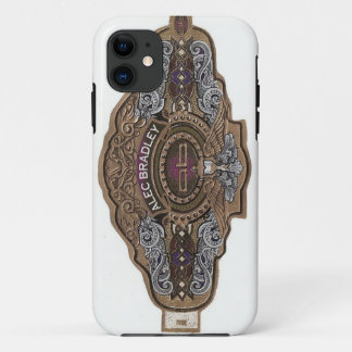Cigar band from an Alec Bradley "Tempus" cigar, iPhone 11 Case