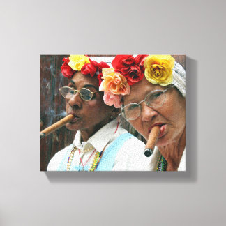 Cigar Break Canvas Print