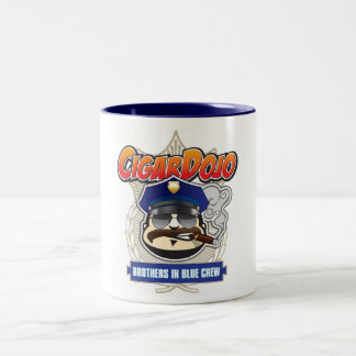 Cigar Dojo Brothers in Blue Crew Mug