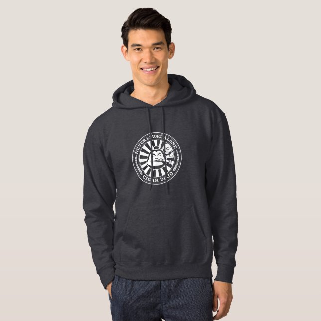 Cigar Dojo Insignia Dark Hoodie (Front Full)