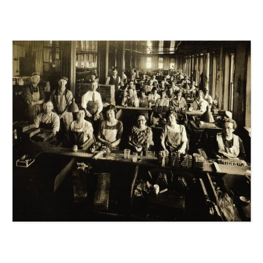 Cigar Factory circa 1900, Red Lion, York Co., PA Postcard