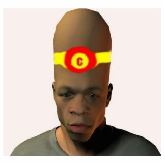 Cigar Head Standing Photo Sculpture