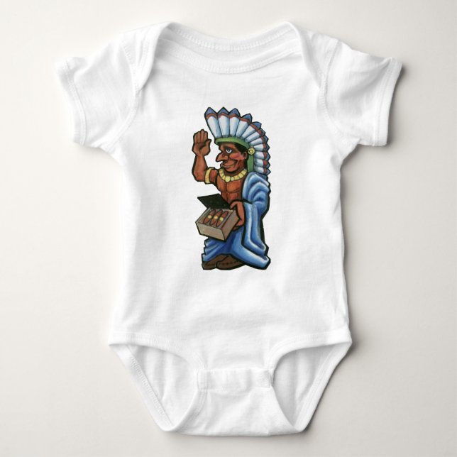Cigar Indian Baby Bodysuit (Front)
